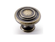 Hettich Knob Essa, antique brass look