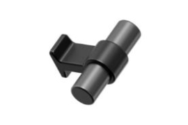 FURNIPART KÄEPIDE  BOND T NUPP (50MM), MUST/GUN METAL